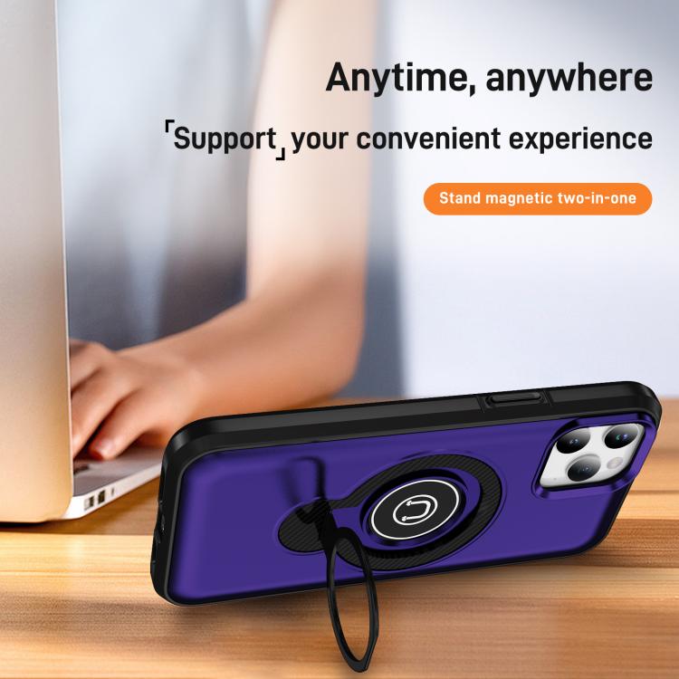 For iPhone 12 Pro Ring Holder Magnetic Phone Case