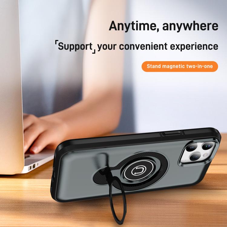 For iPhone 12 Pro Max Ring Holder Magnetic Phone Case