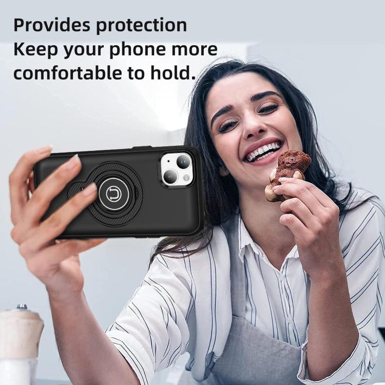 For iPhone 13 Ring Holder Magnetic Phone Case
