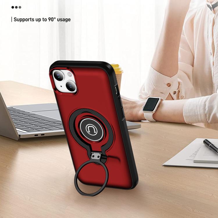 For iPhone 13 Ring Holder Magnetic Phone Case