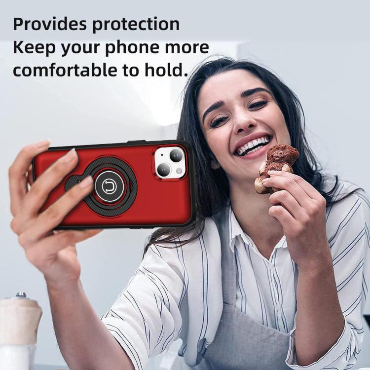 For iPhone 13 Ring Holder Magnetic Phone Case