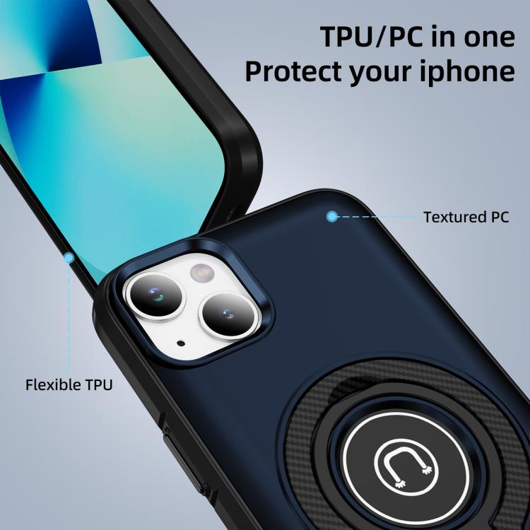 For iPhone 13 Ring Holder Magnetic Phone Case