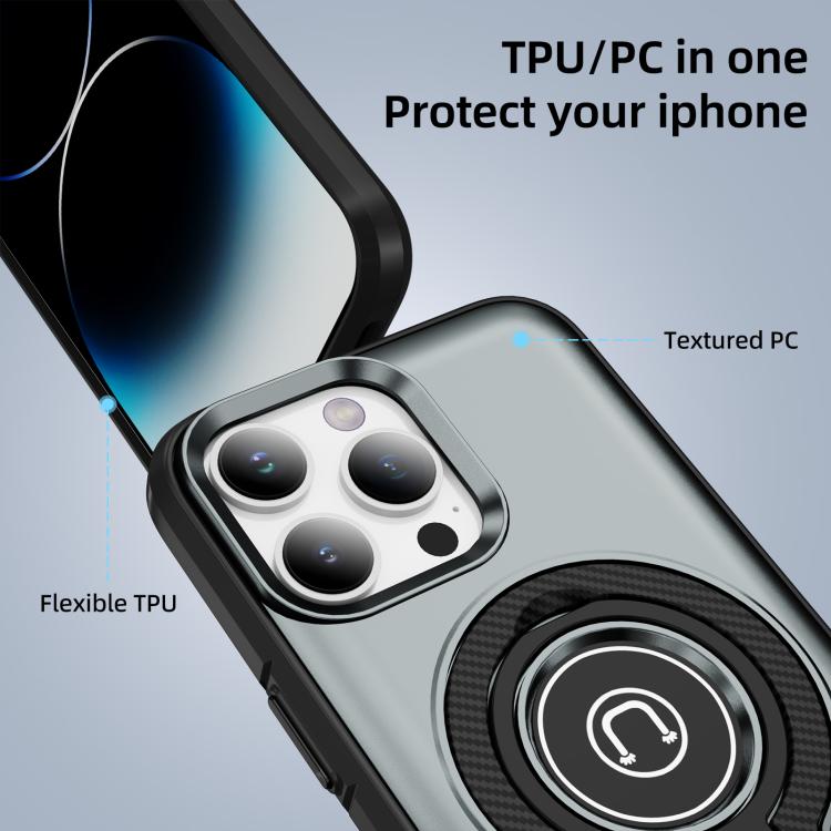 For iPhone 14 Pro Max Ring Holder Magnetic Phone Case