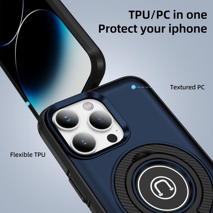 For iPhone 14 Pro Max Ring Holder Magnetic Phone Case