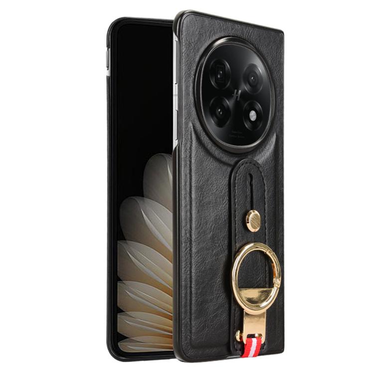 For OPPO Find N5 Wristband Leather Back Phone Case