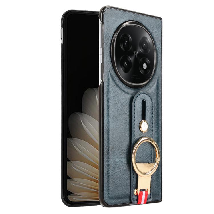 For OPPO Find N5 Wristband Leather Back Phone Case