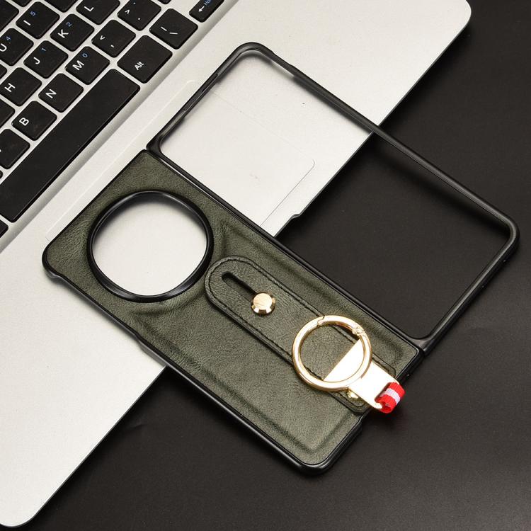 For OPPO Find N5 Wristband Leather Back Phone Case