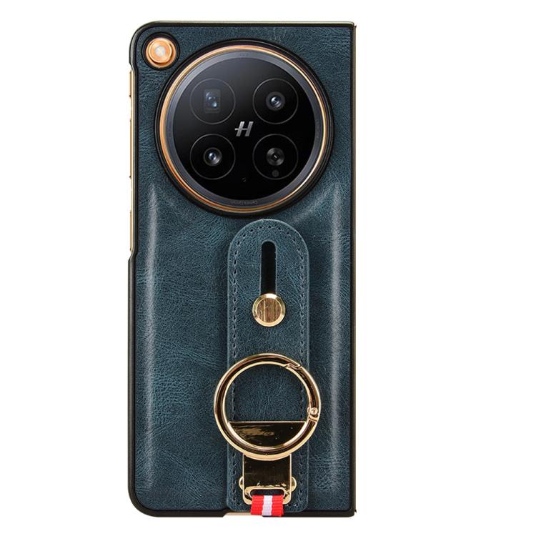For OPPO Find N6 Wristband Leather Back Phone Case