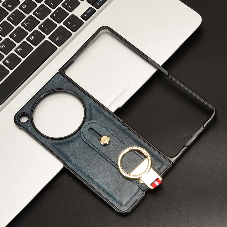 For OPPO Find N6 Wristband Leather Back Phone Case