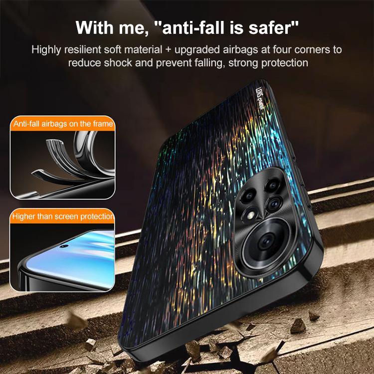 For Honor V40 Lite Dazzling Acrylic Shockproof Phone Case