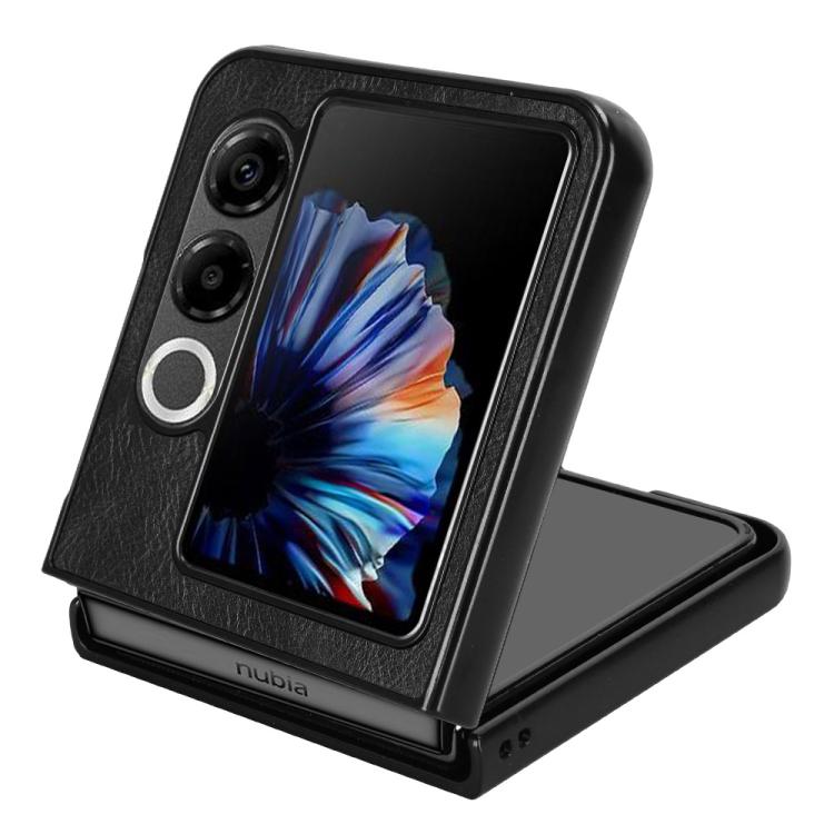 For ZTE nubia Flip2 A404ZT Wristband Leather Back Phone Case