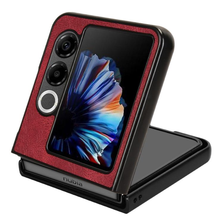 For ZTE nubia Flip2 A404ZT Wristband Leather Back Phone Case