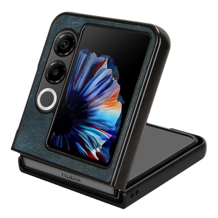 For ZTE nubia Flip2 A404ZT Wristband Leather Back Phone Case