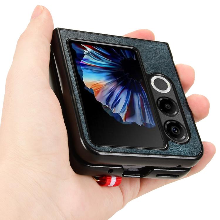 For ZTE nubia Flip2 A404ZT Wristband Leather Back Phone Case