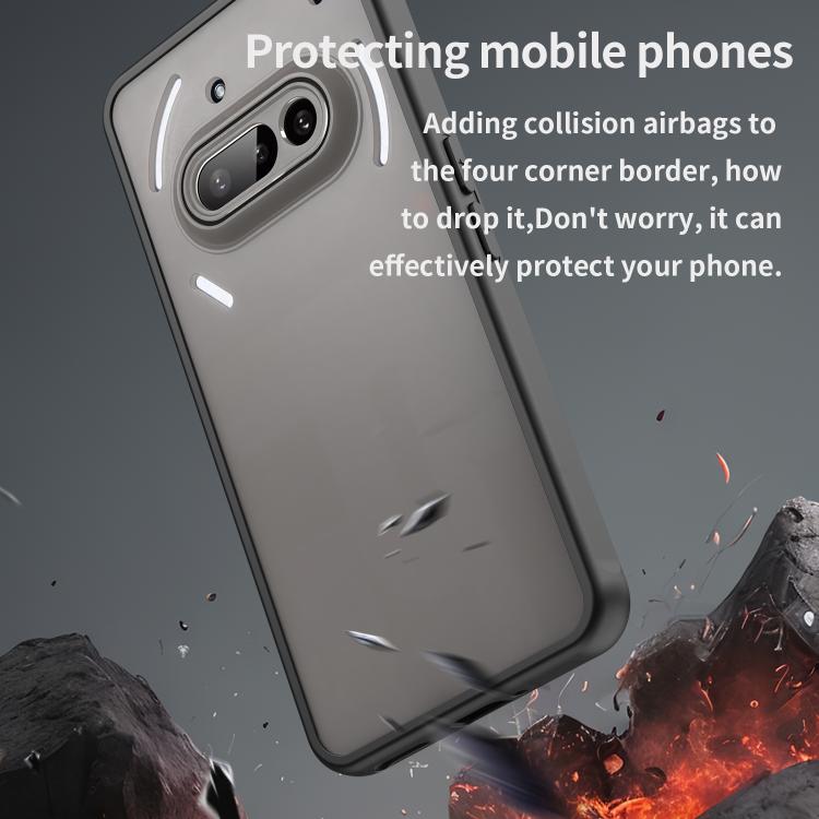 For Nothing Phone 3a Fan Dun Series TPU Hybrid PC Frosted Phone Case