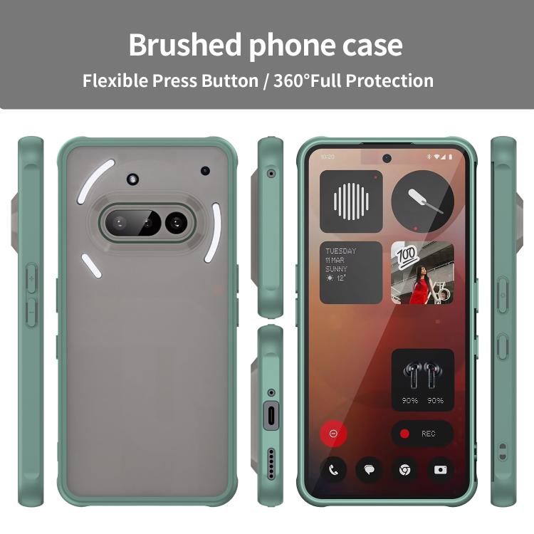 For Nothing Phone 3a Fan Dun Series TPU Hybrid PC Frosted Phone Case