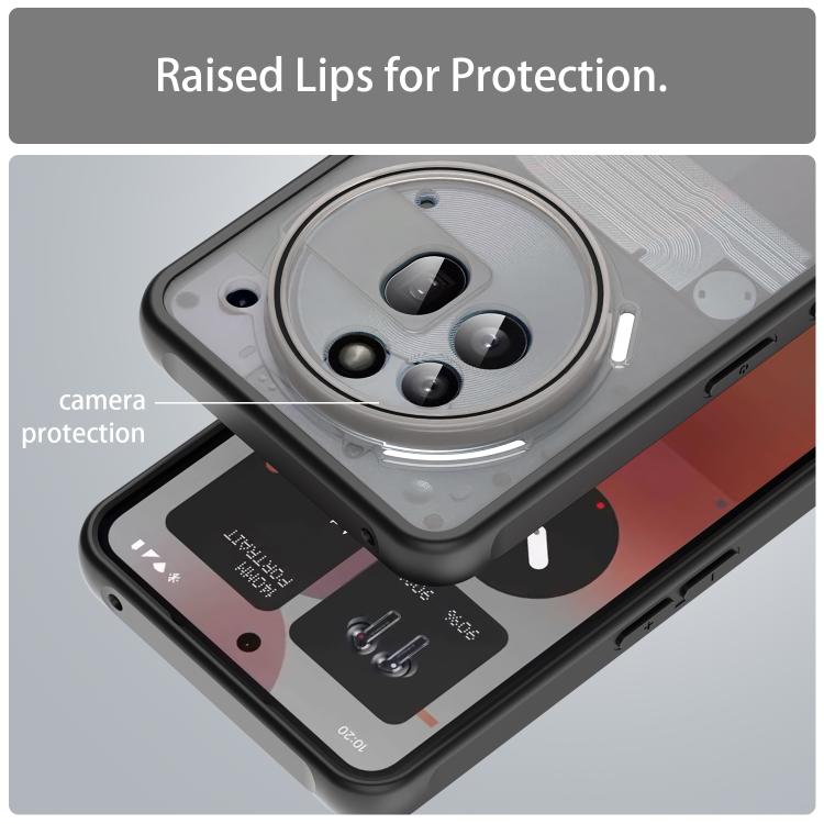 For Nothing Phone 3a Pro Fan Dun Series TPU Hybrid PC Frosted Phone Case