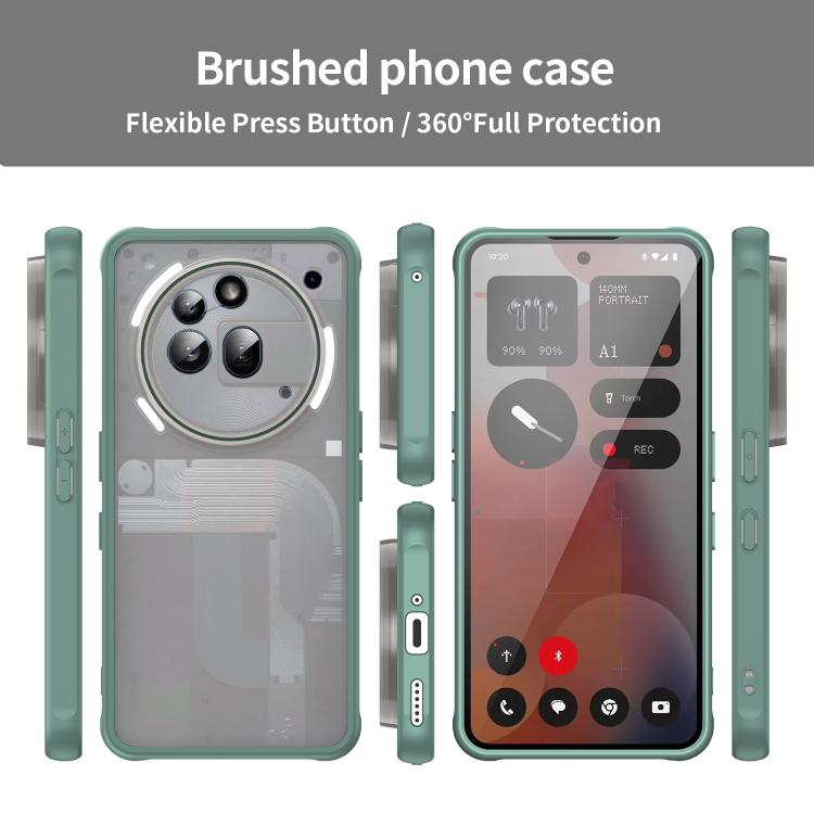 For Nothing Phone 3a Pro Fan Dun Series TPU Hybrid PC Frosted Phone Case