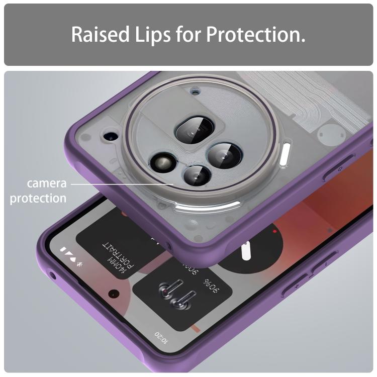 For Nothing Phone 3a Pro Fan Dun Series TPU Hybrid PC Frosted Phone Case