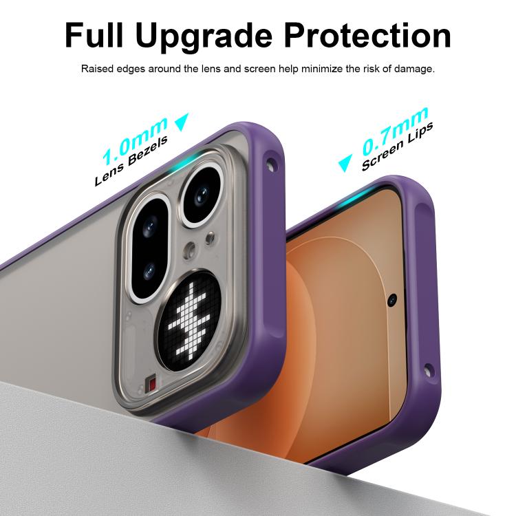 For Nothing Phone 4a Pro Fan Dun Series TPU Hybrid PC Frosted Phone Case