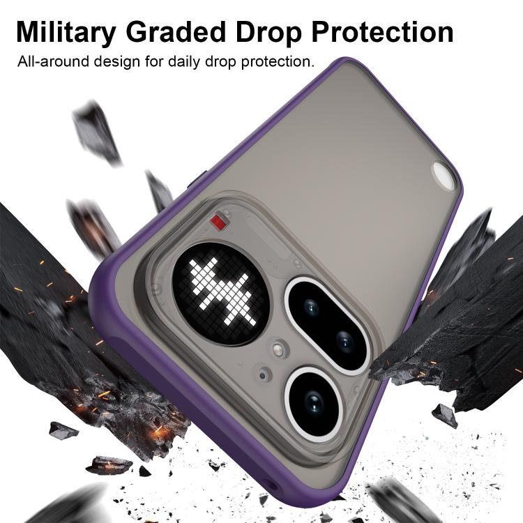 For Nothing Phone 4a Pro Fan Dun Series TPU Hybrid PC Frosted Phone Case