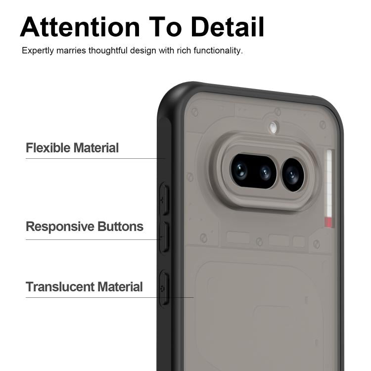 For Nothing Phone 4a Fan Dun Series TPU Hybrid PC Frosted Phone Case