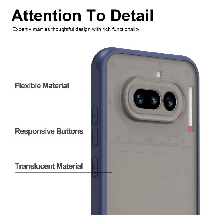 For Nothing Phone 4a Fan Dun Series TPU Hybrid PC Frosted Phone Case