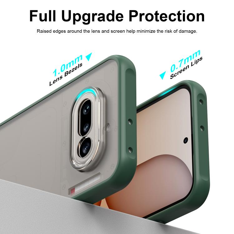 For Nothing Phone 4a Fan Dun Series TPU Hybrid PC Frosted Phone Case