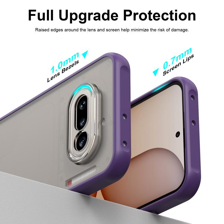 For Nothing Phone 4a Fan Dun Series TPU Hybrid PC Frosted Phone Case