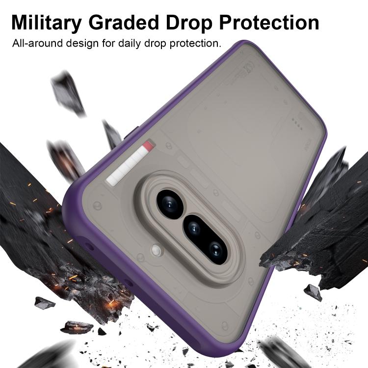 For Nothing Phone 4a Fan Dun Series TPU Hybrid PC Frosted Phone Case