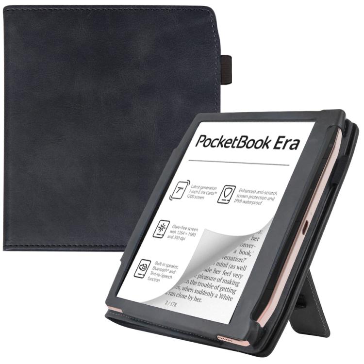 For Pocketbook Era PB700 Calfskin Leather Hand Rest Holder Smart Tablet Case