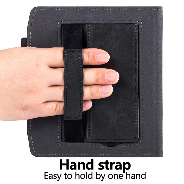 For Pocketbook Era PB700 Calfskin Leather Hand Rest Holder Smart Tablet Case