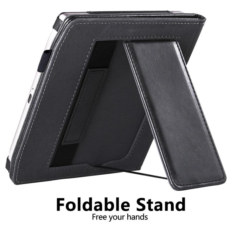 For Pocketbook Era PB700 Calfskin Leather Hand Rest Holder Smart Tablet Case
