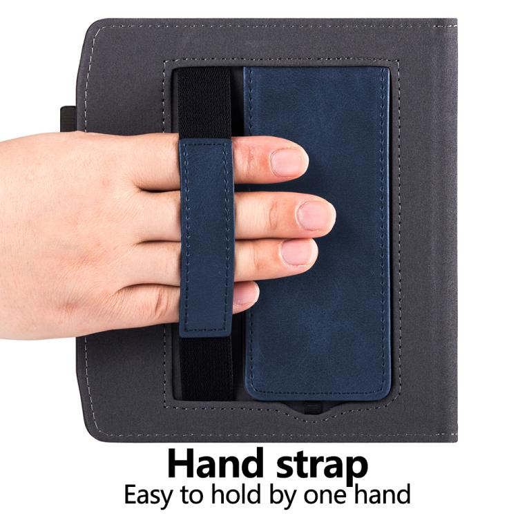For Pocketbook Era PB700 Calfskin Leather Hand Rest Holder Smart Tablet Case