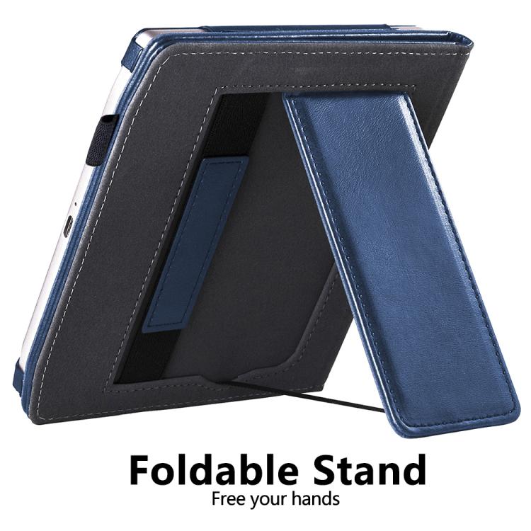 For Pocketbook Era PB700 Calfskin Leather Hand Rest Holder Smart Tablet Case