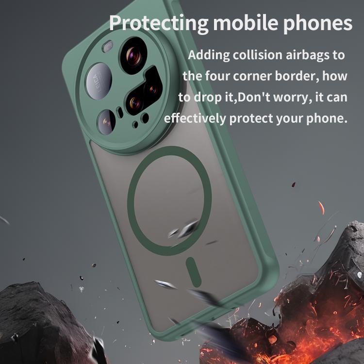 For Xiaomi 15 Ultra Fan Dun Series TPU Hybrid PC Frosted Magsafe Phone Case