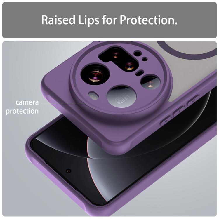 For Xiaomi 15 Ultra Fan Dun Series TPU Hybrid PC Frosted Magsafe Phone Case