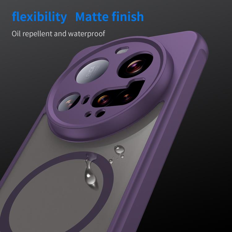For Xiaomi 15 Ultra Fan Dun Series TPU Hybrid PC Frosted Magsafe Phone Case