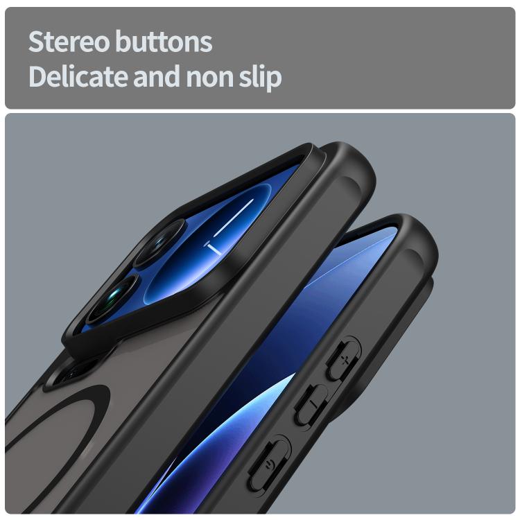 For Xiaomi 17 Pro Max Fan Dun Series TPU Hybrid PC Frosted Magsafe Phone Case
