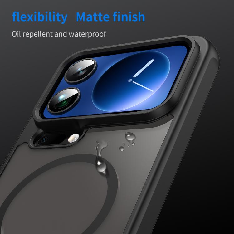 For Xiaomi 17 Pro Max Fan Dun Series TPU Hybrid PC Frosted Magsafe Phone Case