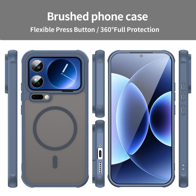For Xiaomi 17 Pro Max Fan Dun Series TPU Hybrid PC Frosted Magsafe Phone Case