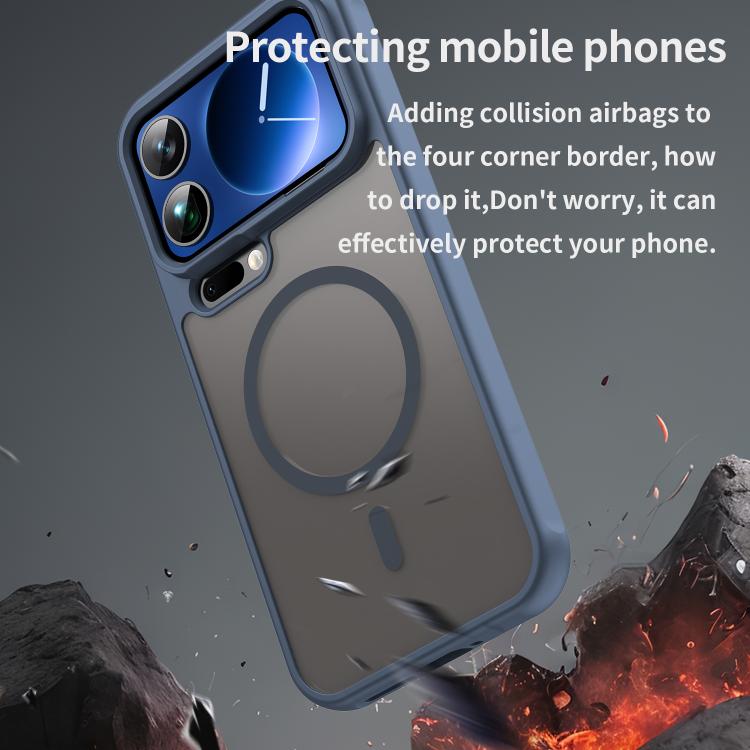 For Xiaomi 17 Pro Max Fan Dun Series TPU Hybrid PC Frosted Magsafe Phone Case