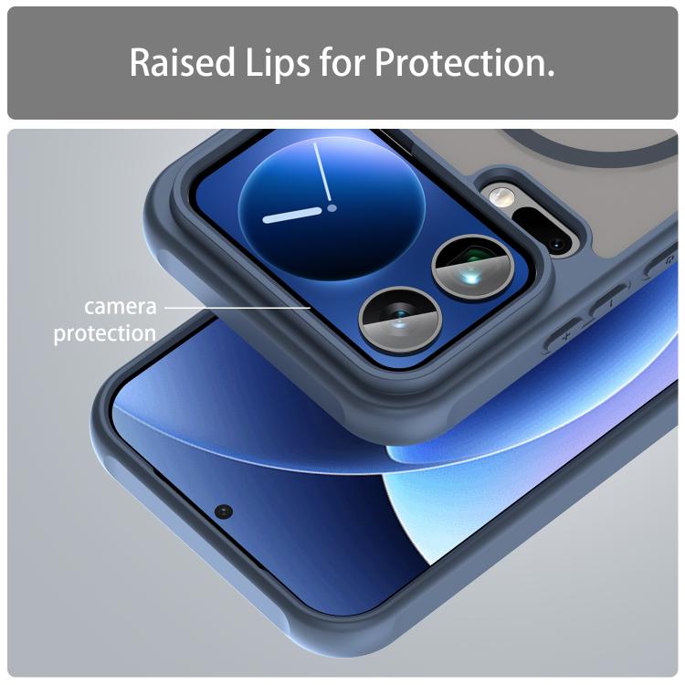For Xiaomi 17 Pro Max Fan Dun Series TPU Hybrid PC Frosted Magsafe Phone Case