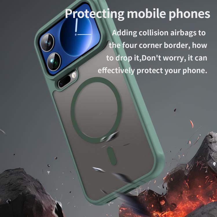 For Xiaomi 17 Pro Max Fan Dun Series TPU Hybrid PC Frosted Magsafe Phone Case