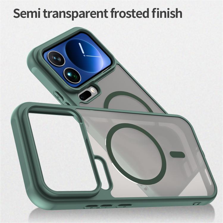For Xiaomi 17 Pro Max Fan Dun Series TPU Hybrid PC Frosted Magsafe Phone Case