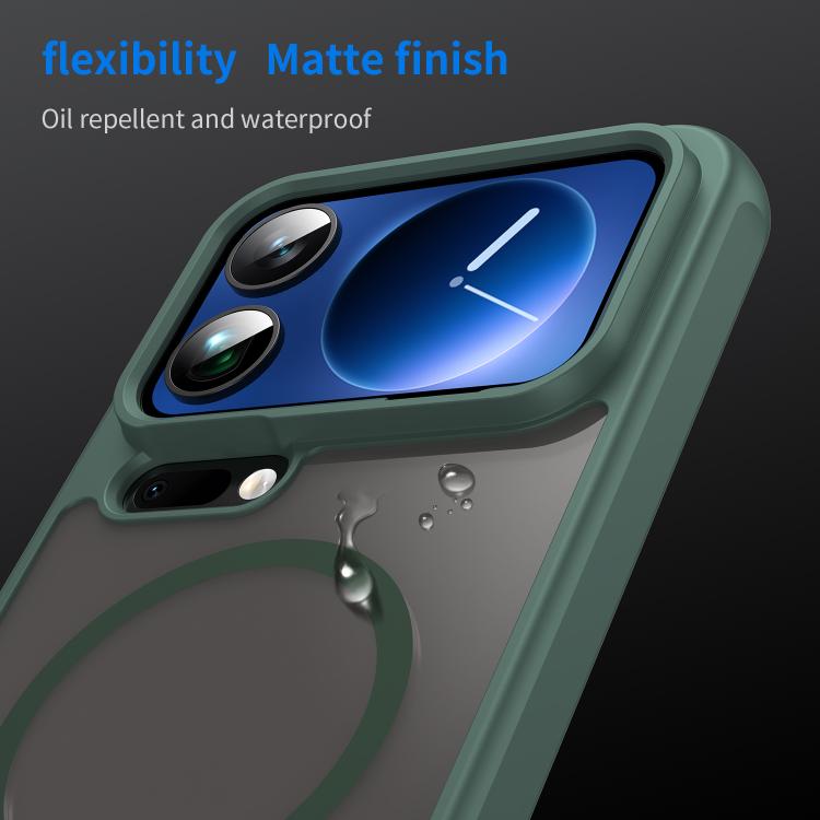 For Xiaomi 17 Pro Max Fan Dun Series TPU Hybrid PC Frosted Magsafe Phone Case