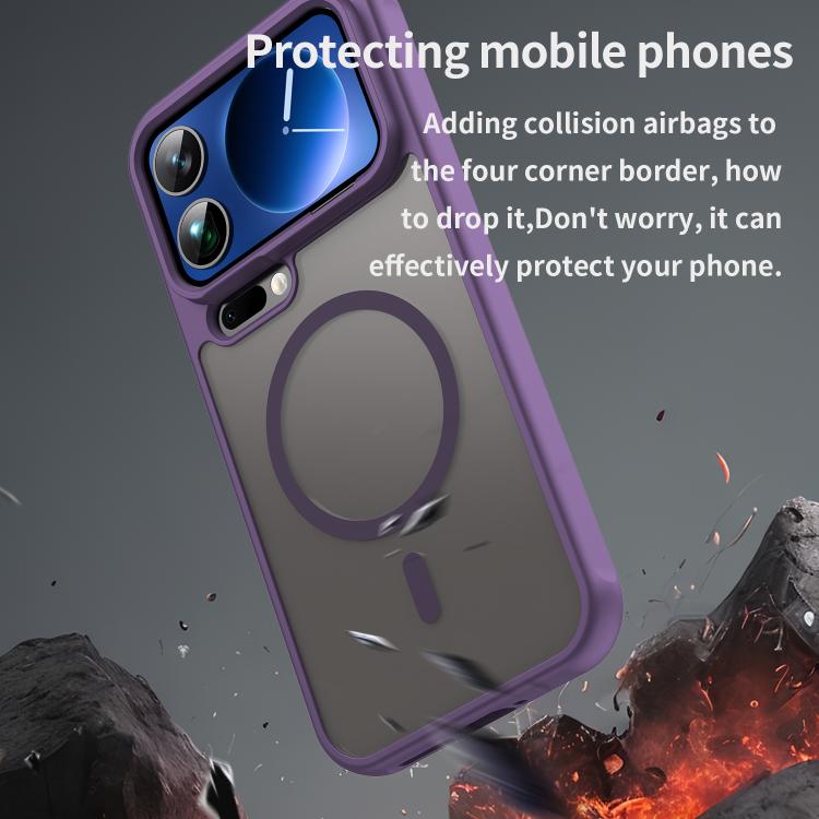 For Xiaomi 17 Pro Max Fan Dun Series TPU Hybrid PC Frosted Magsafe Phone Case