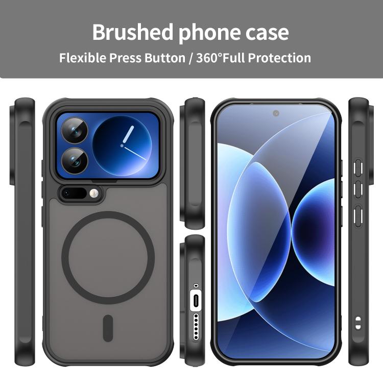 For Xiaomi 17 Pro Fan Dun Series TPU Hybrid PC Frosted Magsafe Phone Case
