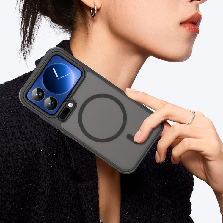 For Xiaomi 17 Pro Fan Dun Series TPU Hybrid PC Frosted Magsafe Phone Case