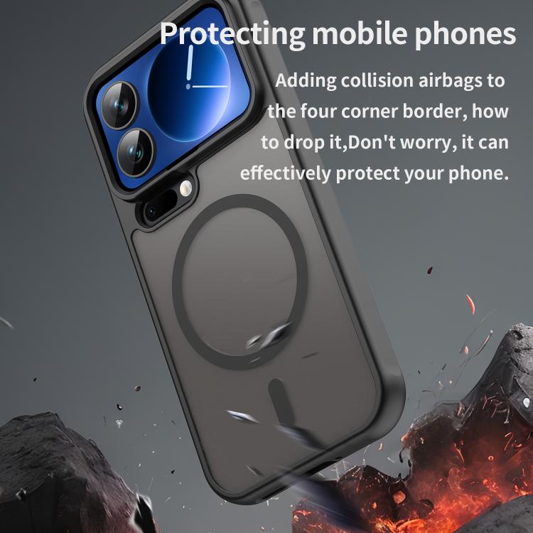 For Xiaomi 17 Pro Fan Dun Series TPU Hybrid PC Frosted Magsafe Phone Case